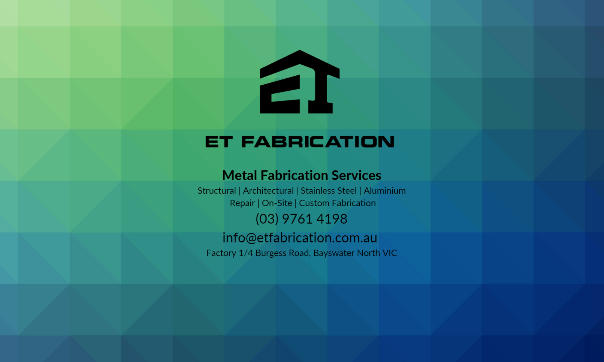 Fabrication | Steel | Aluminium | Stainless | Structural |